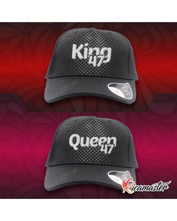 Coppia di cappelli visiera becco - Linea Forever San Valentino - King Queen 3