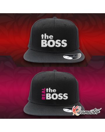 Coppia di cappelli SnapBack - Linea Forever San Valentino - Boss Real Boss