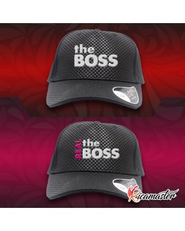 Coppia di cappelli visiera becco - Linea Forever San Valentino - Boss Real Boss