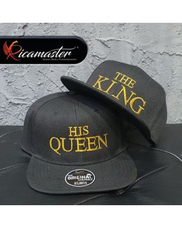 Coppia di Cappelli Snap Back King e Queen 2