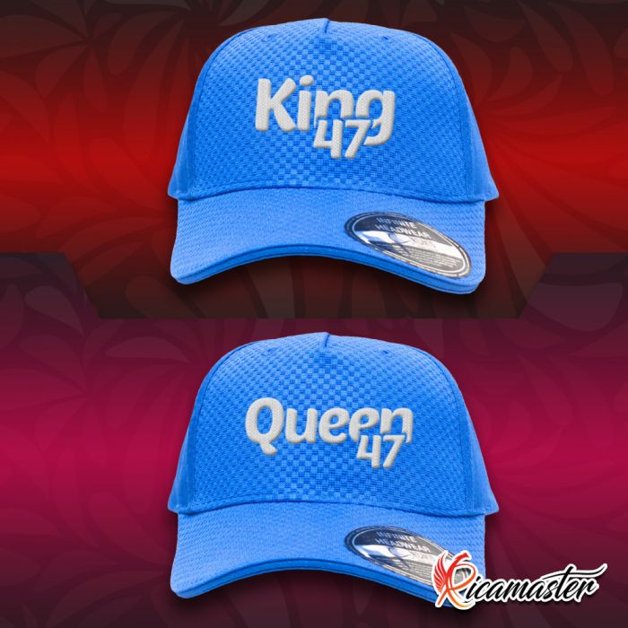 Coppia di cappelli visiera becco - Linea Forever San Valentino - King Queen  3
